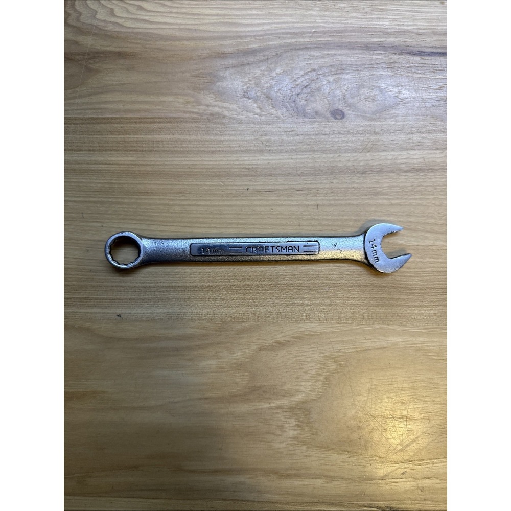 CRAFTSMAN Tools USA 14mm Metric Standard 12 Point Classic Combo Wrench 42918